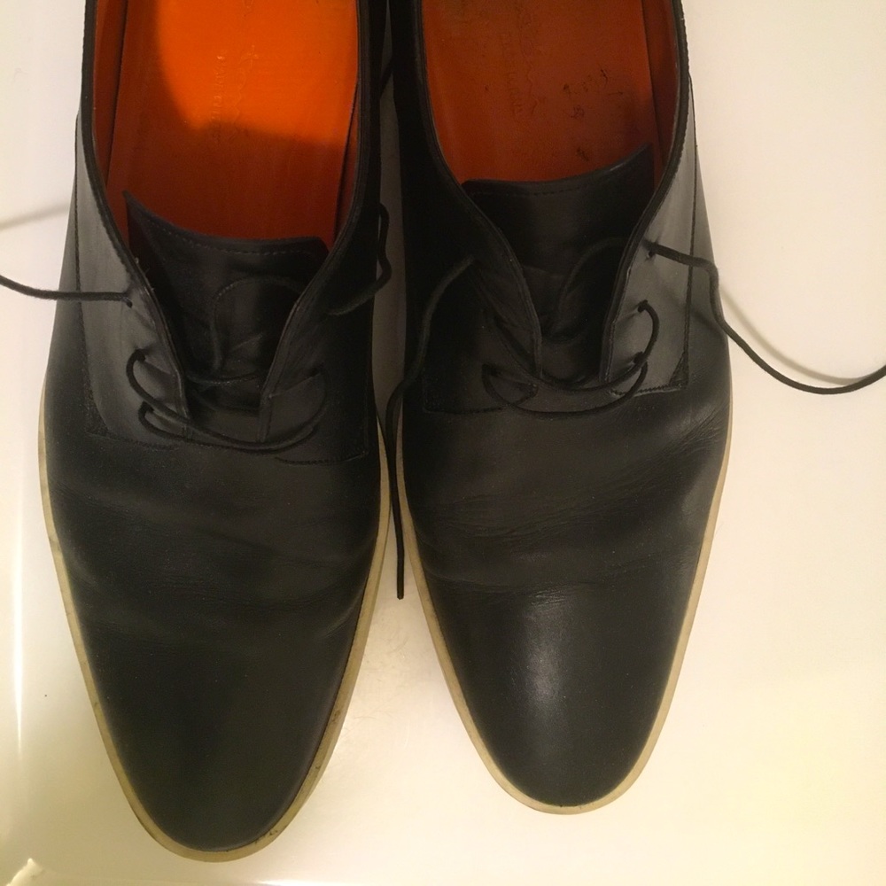 Santoni men’s Italian Leather Shoes 10 1/2
